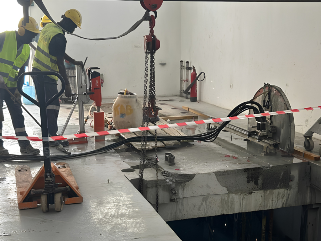 Chantier poste Senelec Biscuiterie