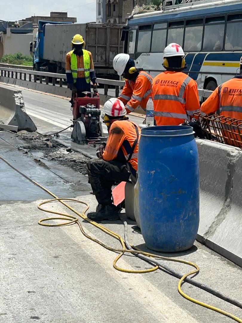 Travaux d’éclairage Autoroute ( EIFFAGE )